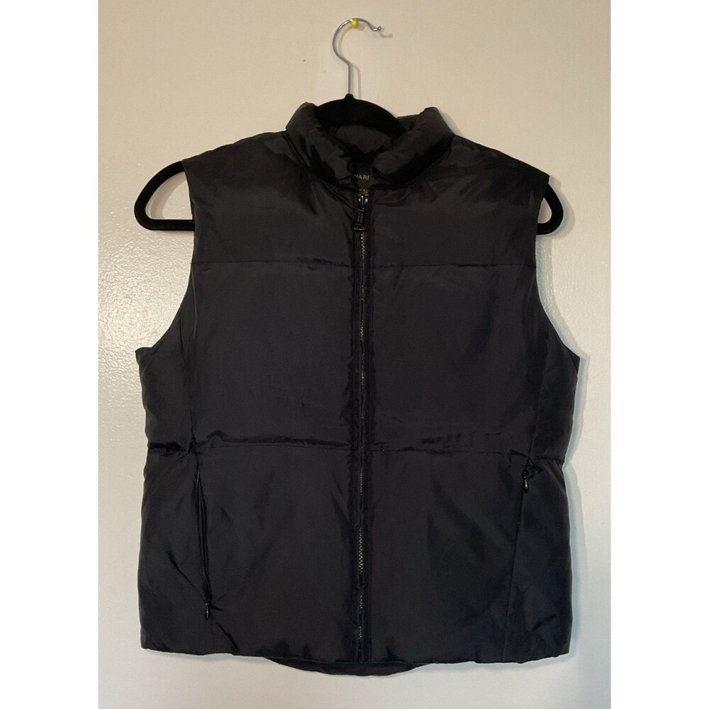 Banana Republic - Black Full Zip Insulated Vest Puffer - Size S